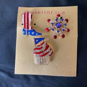 Pins for tops or jackets